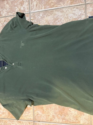Polo shirt Navy & Green used, size L, green