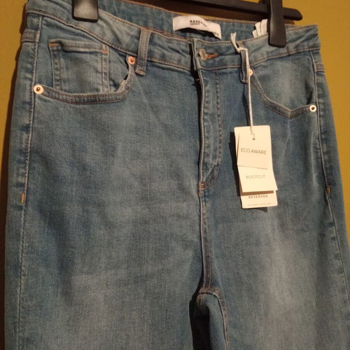 Reserved bootcut high rise jeans new, size UK 12 EUR 40, blue