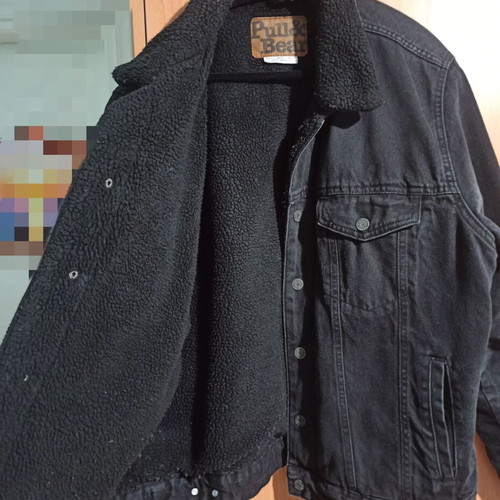 Men's jacket used, black, size L from Pull and Bear