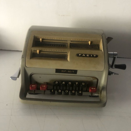 Facit calculator used, historic rare antique