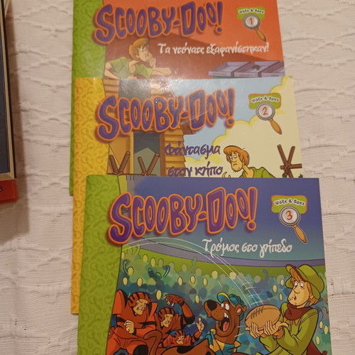 Scooby-Doo! children's books set of 3, new, Greek