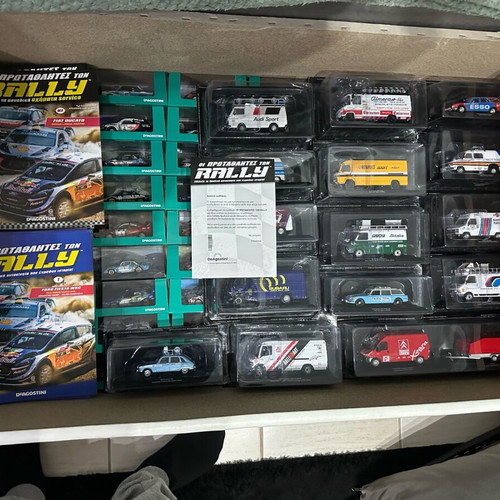 DeAgostini collection 77 legendary rally cars and service vehicles new