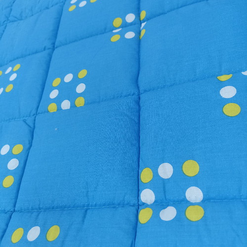 Double quilt new, cotton fabric with baked wadding two-sided