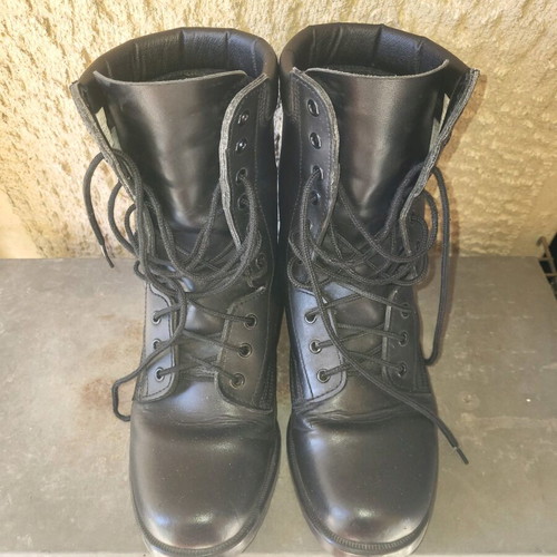 Greek army boots used, size 43, black