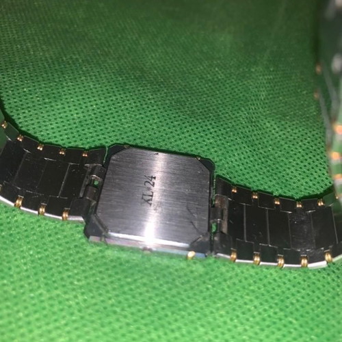 Longines Quartz vintage ρολόι μεταχειρισμένο, ασημί και χρυσαφί