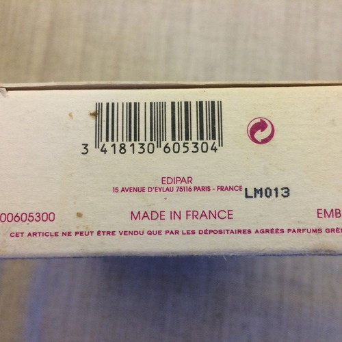 Vintage GRES Grain De Folie perfume 50 ml