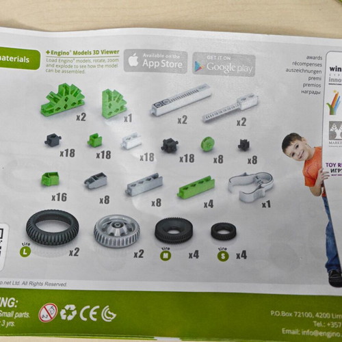 Inventor 16-in-1 assembly vehicles like new