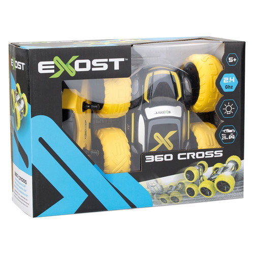 Exost 360 Cross remote control car with yellow wheels new