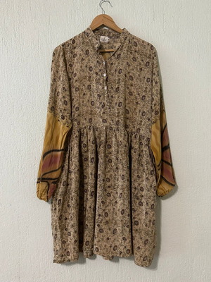 Silk dress Cofur Denmark with pockets, like new, size M/L