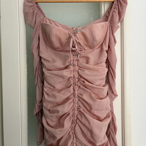Oh Polly mini dress S new pink