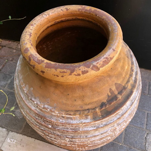 Traditional Koronaiiko Clay Jar, large decorative pottery
