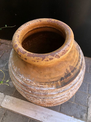 Traditional Koronaiiko Clay Jar, large decorative pottery