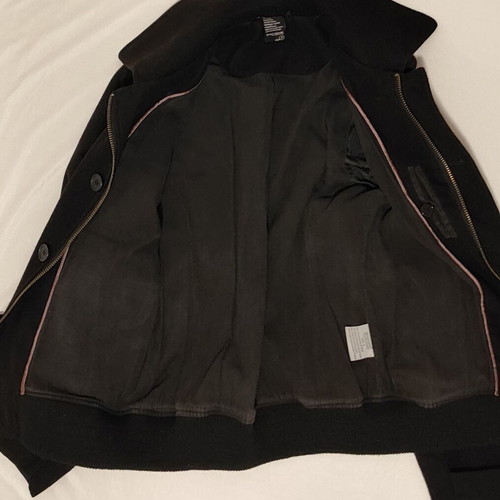 No Name Bomber Jacket unisex like new, black, medium