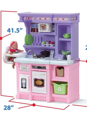 Детска кухня Little Baker Step2 употребявана с електронни звуци