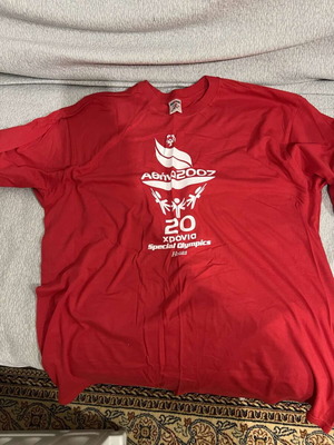 Collectible T-shirt Athens 2007-20 Years Special Olympic Games new XL