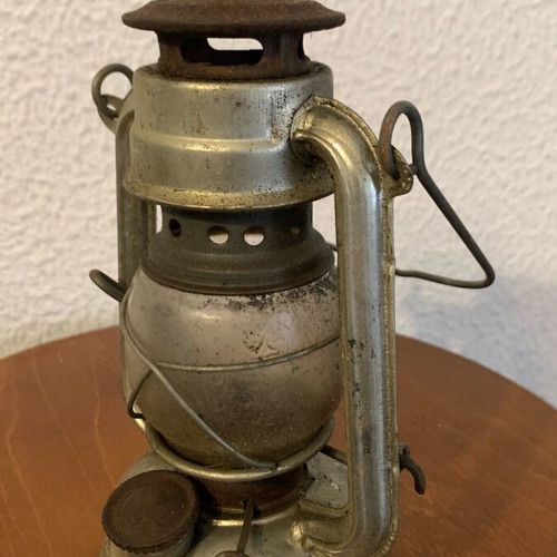 Oil lamp used, vintage