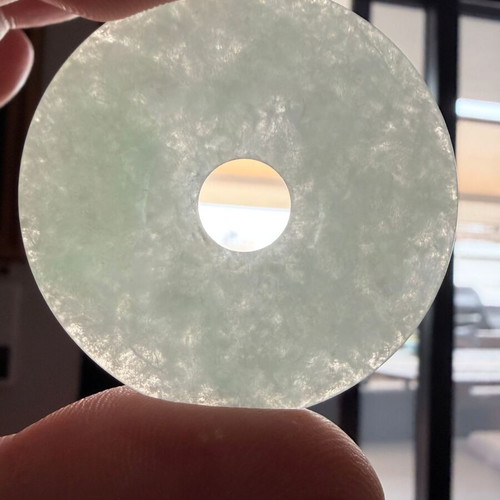 Jade nephrite natural 48mm like new