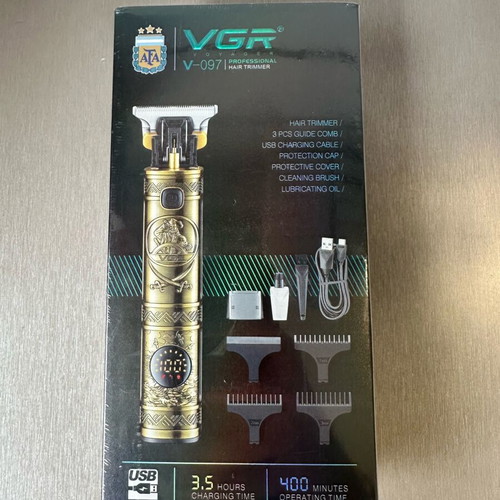 VGR V-097 Rechargeable Hair Clipper New, Gold Color