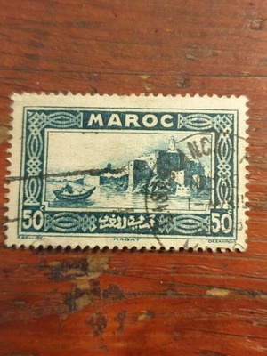 Γαλλικό γραμματόσημο Μαρόκο 1933 Scott 135 μεταχειρισμένο