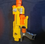 Nerf blaster like new, fully functional without darts
