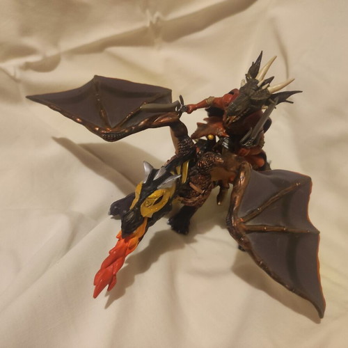 Dragon and Prince of Darkness figures by Papo used