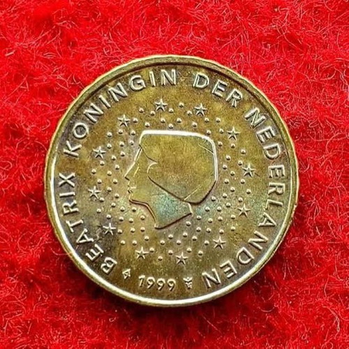 Netherlands 1999 10 Eurocent coin with Queen Beatrix, rare