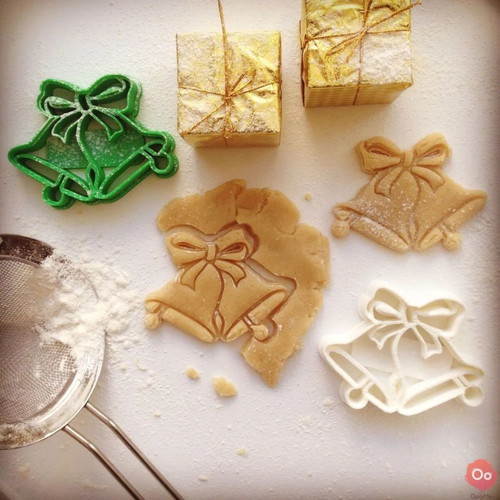 Christmas bells cookie cutter made to order
