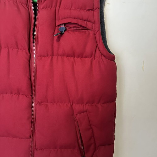Tex Basic sleeveless puffer vest red size M like new