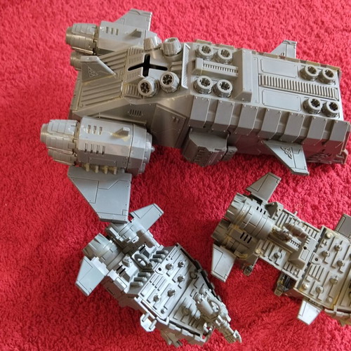 Stormwolf Assault Craft Warhammer 40K used, Space Wolves and Space Marines set