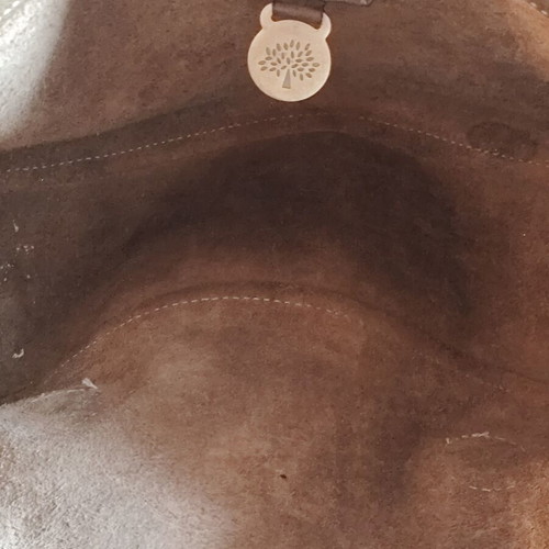 Mulberry Effie olive leather shoulder bag used