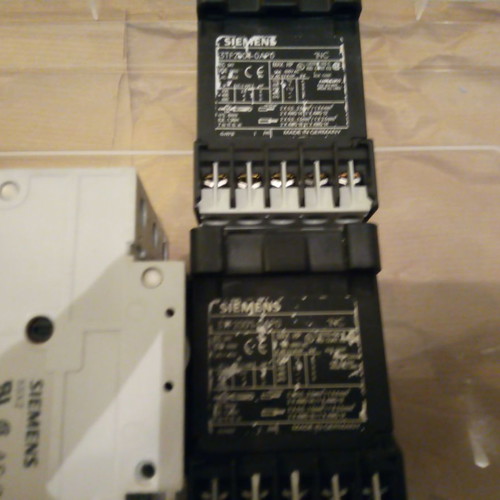Siemens motor relays and switches used, functional