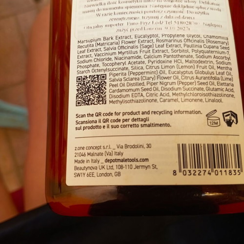 Depot 105 Invigorating Shampoo new