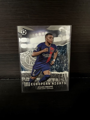 Kylian Mbappe 2023-24 Topps UEFA Club Competitions European Nights PSG card like new