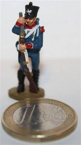  Del Prado molivenia stratiotakia Battle of Waterloo French Army Donzelot's 13th Light Infantry se exeretiki katastasi timi 3 evro
