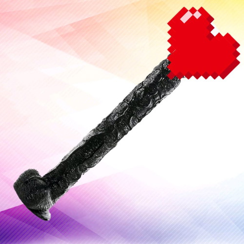 Dildo XXXXL new, 44cm length, 5cm width, realistic black