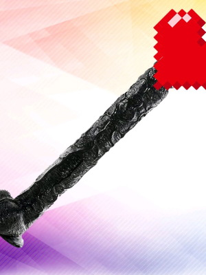 Dildo XXXXL new, 44cm length, 5cm width, realistic black