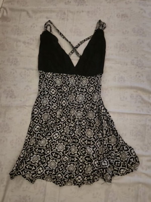 So Sexy long blouse or very short dress size M like new, black and white