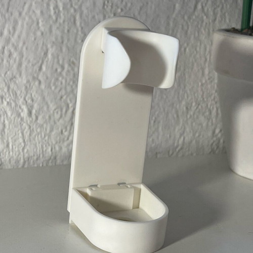 Electric toothbrush holder like new, plastic, set of 3 pieces