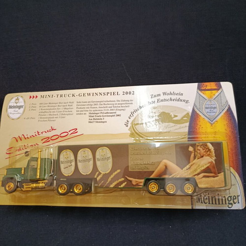 Die Cast Truck Meininger sealed, like new