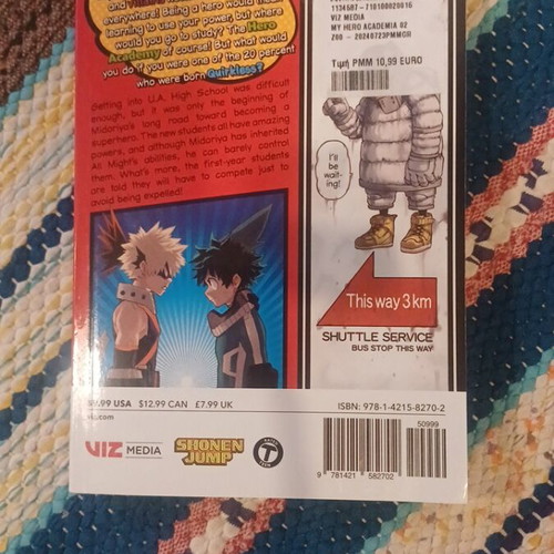 My Hero Academia manga like new, Kohei Horikoshi, English