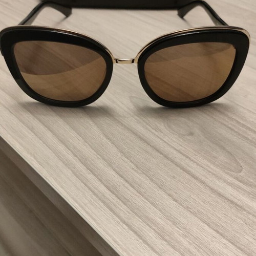 Lussile women's glasses like new, black and gold