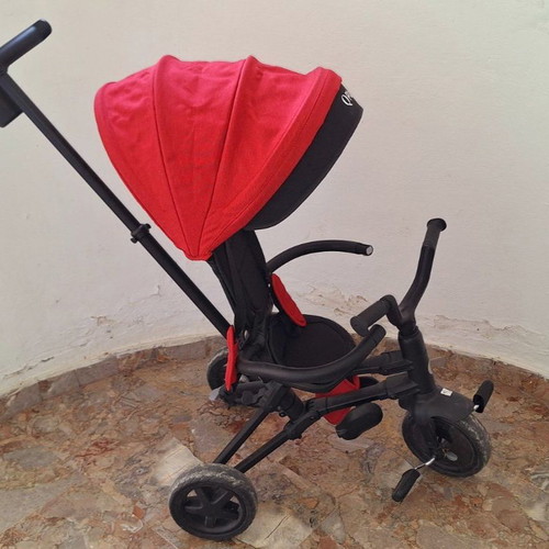 Tricycle bike with foldable frame for toddlers