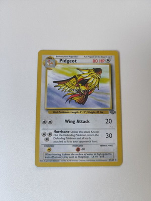 Pidgeot Jungle Set 1999 card used condition