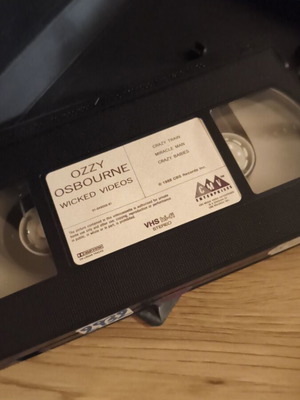 Ozzy Osbourne Wicked Videos VHS used