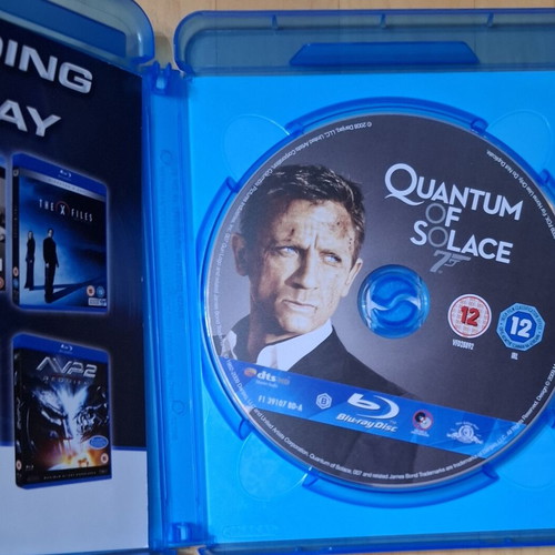 James Bond 007 Quantum of Solace Blu-ray like new with slipcover no Greek subtitles