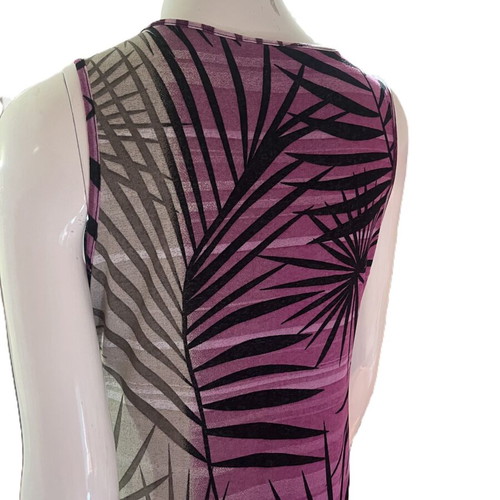 Via Appia dress with scarf set L like new, multicolor