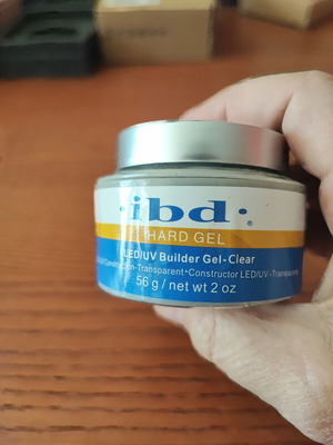 IBD Hard Gel builder gel σε διάφανο χρώμα, 56 γρ.