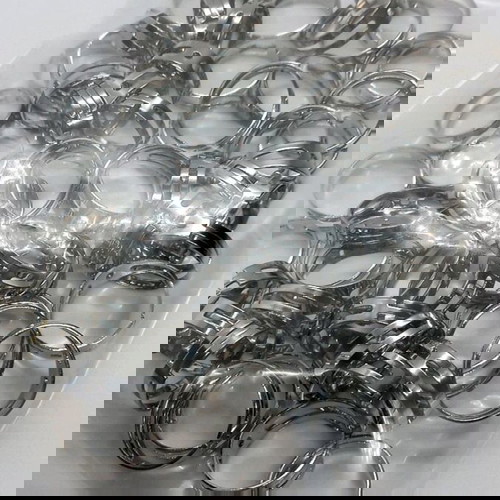 Βάσεις δαχτυλιδιών καινούριες, σύνολο 65, ανοξείδωτες