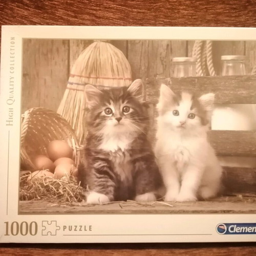 Puzzle 1000 pieces Clementoni "Lovely Kittens" new