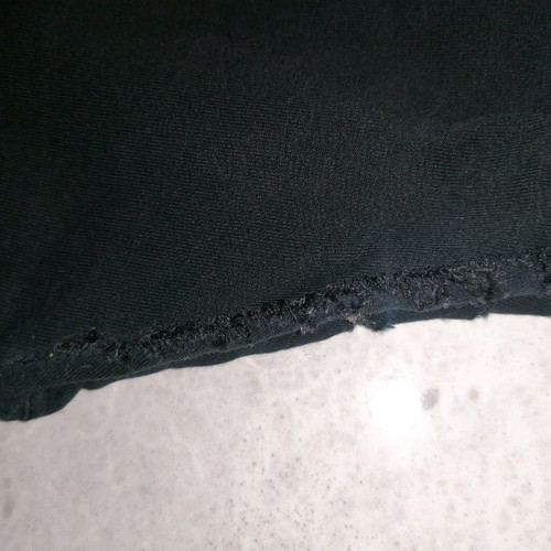 Black sportswear used, size L, elastic good quality